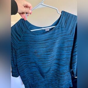 VINCE silk patterned blouse.